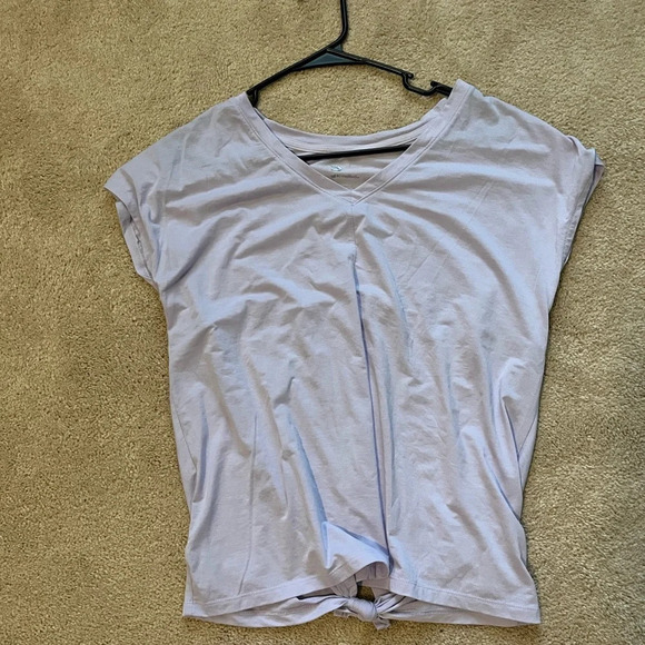 all in motion Tops - All in Motion Boxy Top with Tie Back